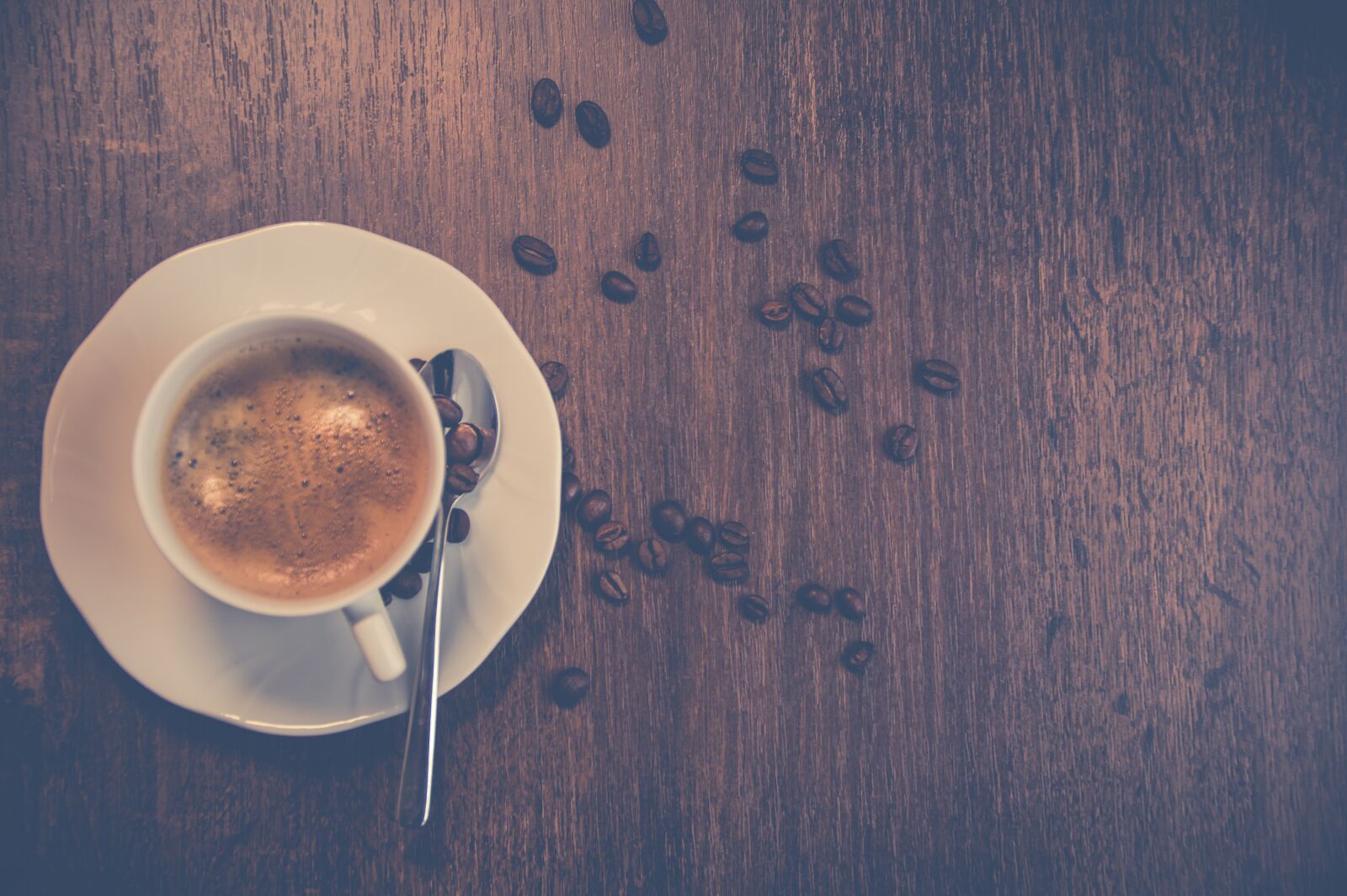 Sony SLT-A58 sample photo. Wood, coffee, food photography