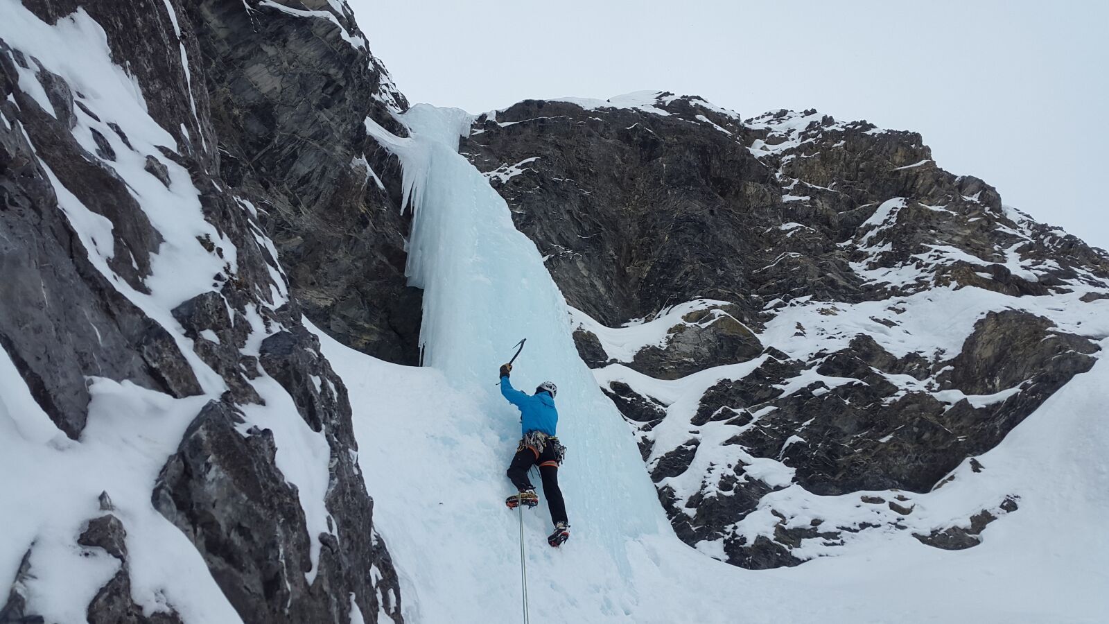 Samsung Galaxy Alpha sample photo. Ice climbing, icefall, climb photography