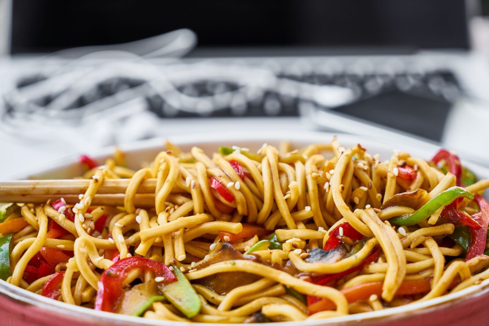 Sony a7R II sample photo. Noodle, pasta, nutrition photography