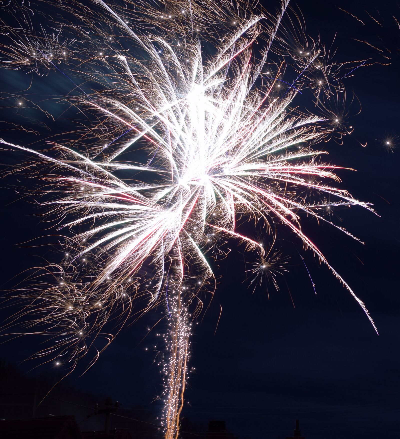 Nikon D5300 sample photo. Fireworks, rocket, new year's photography