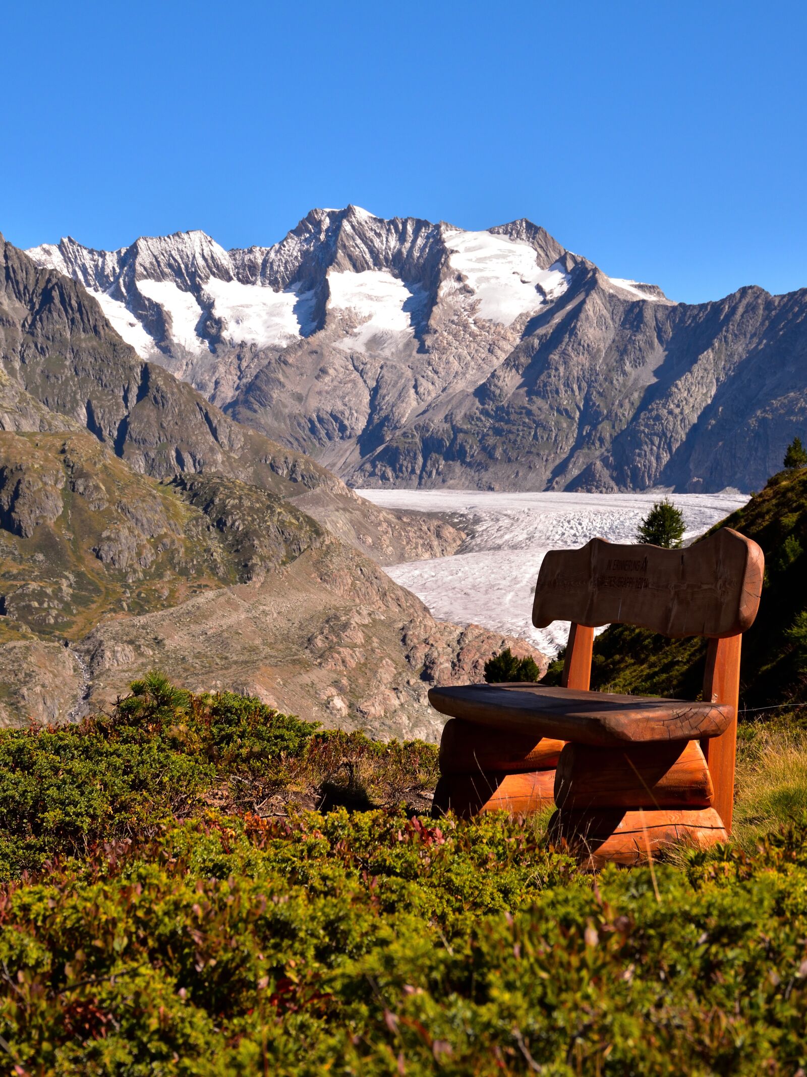 Nikon D5500 sample photo. Aletsch glacier, bank, landscape photography