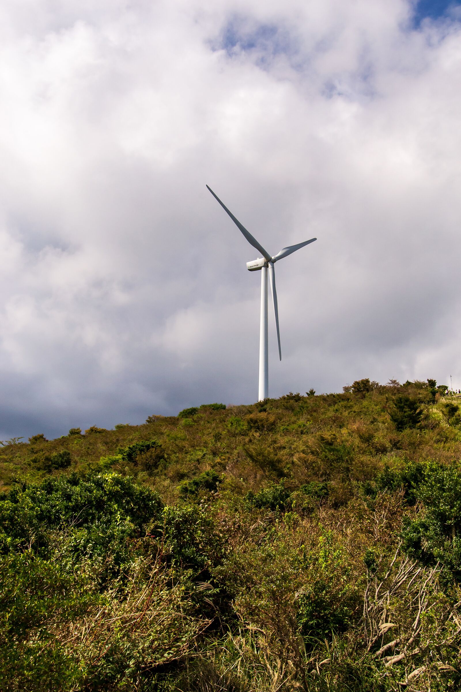 Nikon D3100 sample photo. Plateau, wind power generation photography