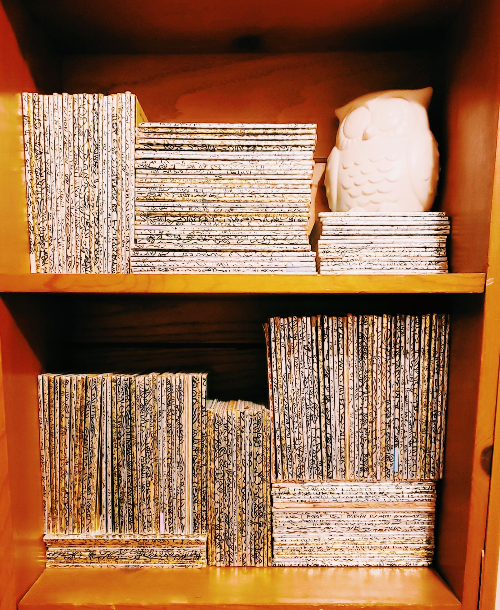 Samsung Galaxy S9+ sample photo. Bookshelf, books, little golden photography
