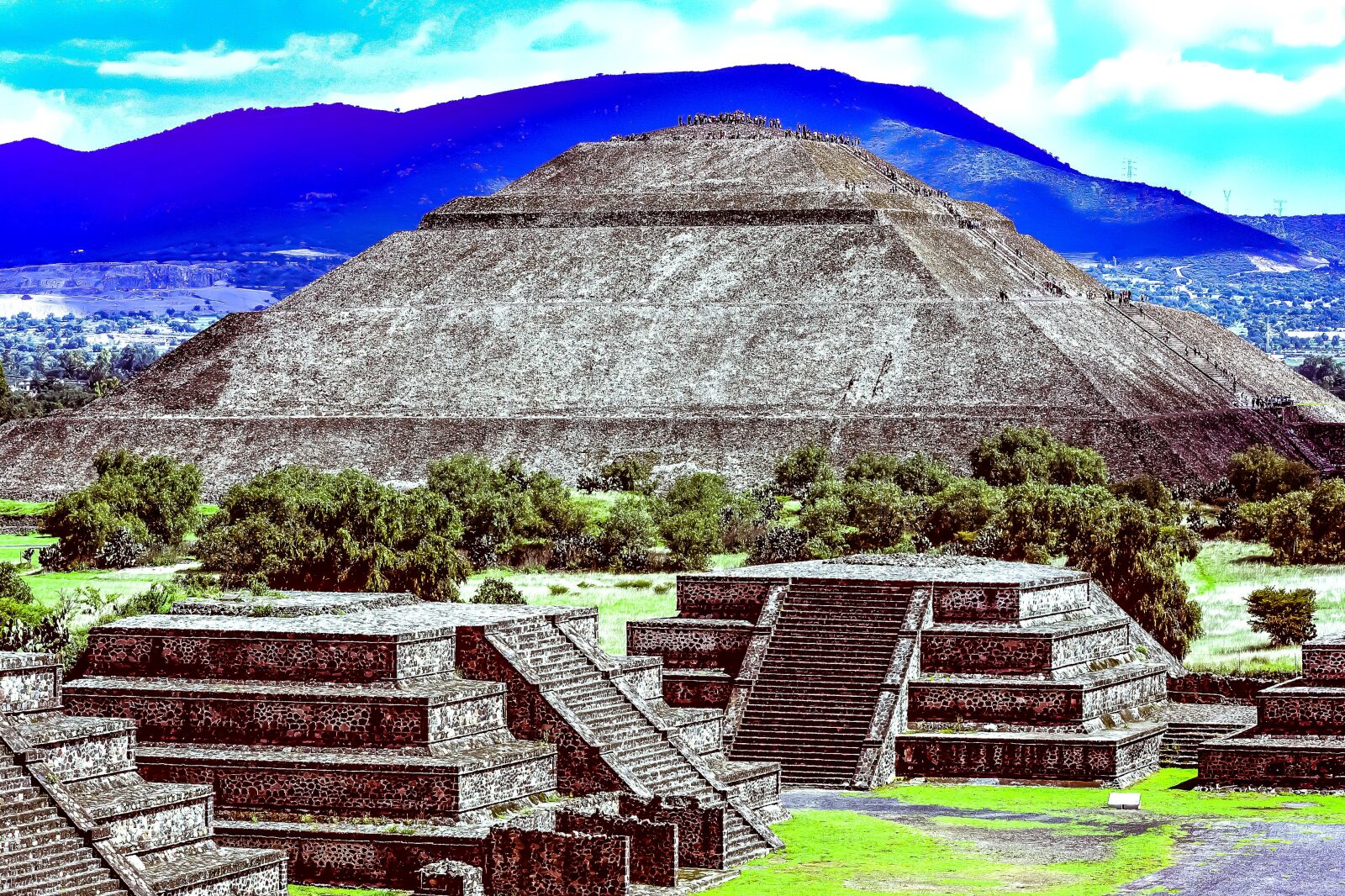 Nikon D3400 sample photo. Teotihuacan, pyramids, aztec photography