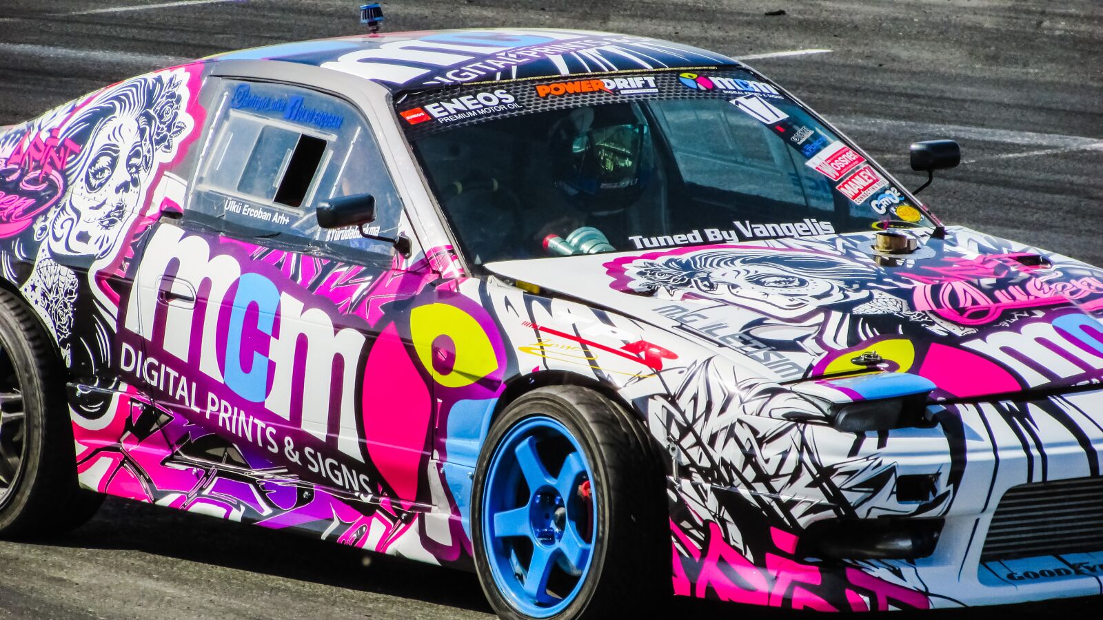 Canon PowerShot SX400 IS sample photo. Racing car, drift car photography