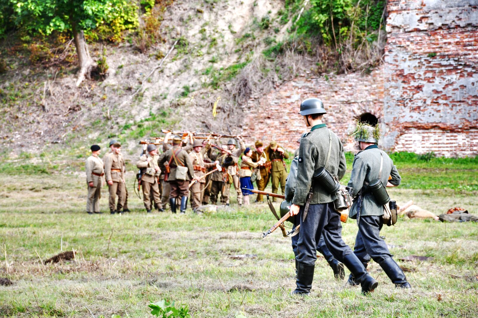 Nikon D7500 sample photo. The military, soldiers, staging photography