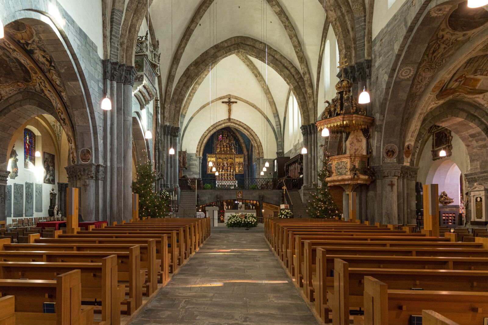 Canon EOS 6D Mark II sample photo. Cathedral, chur, interior view photography
