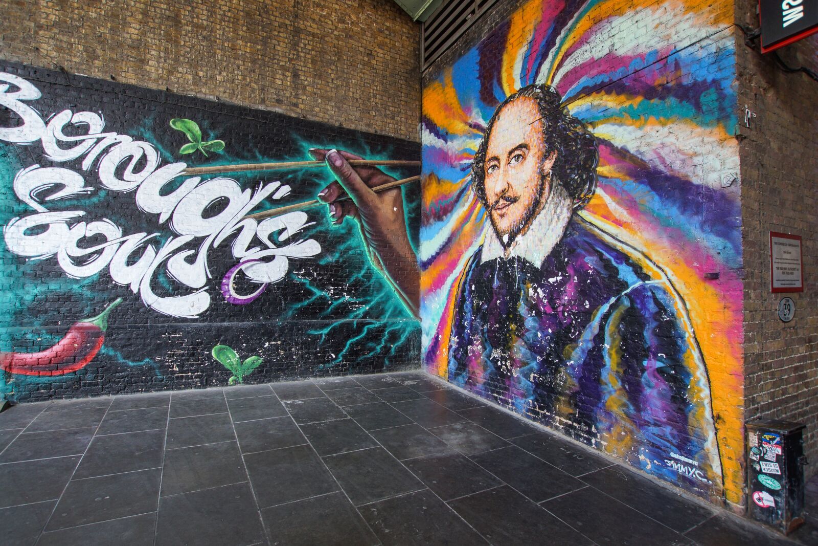 10-20mm F3.5 sample photo. London, street art, graffiti photography