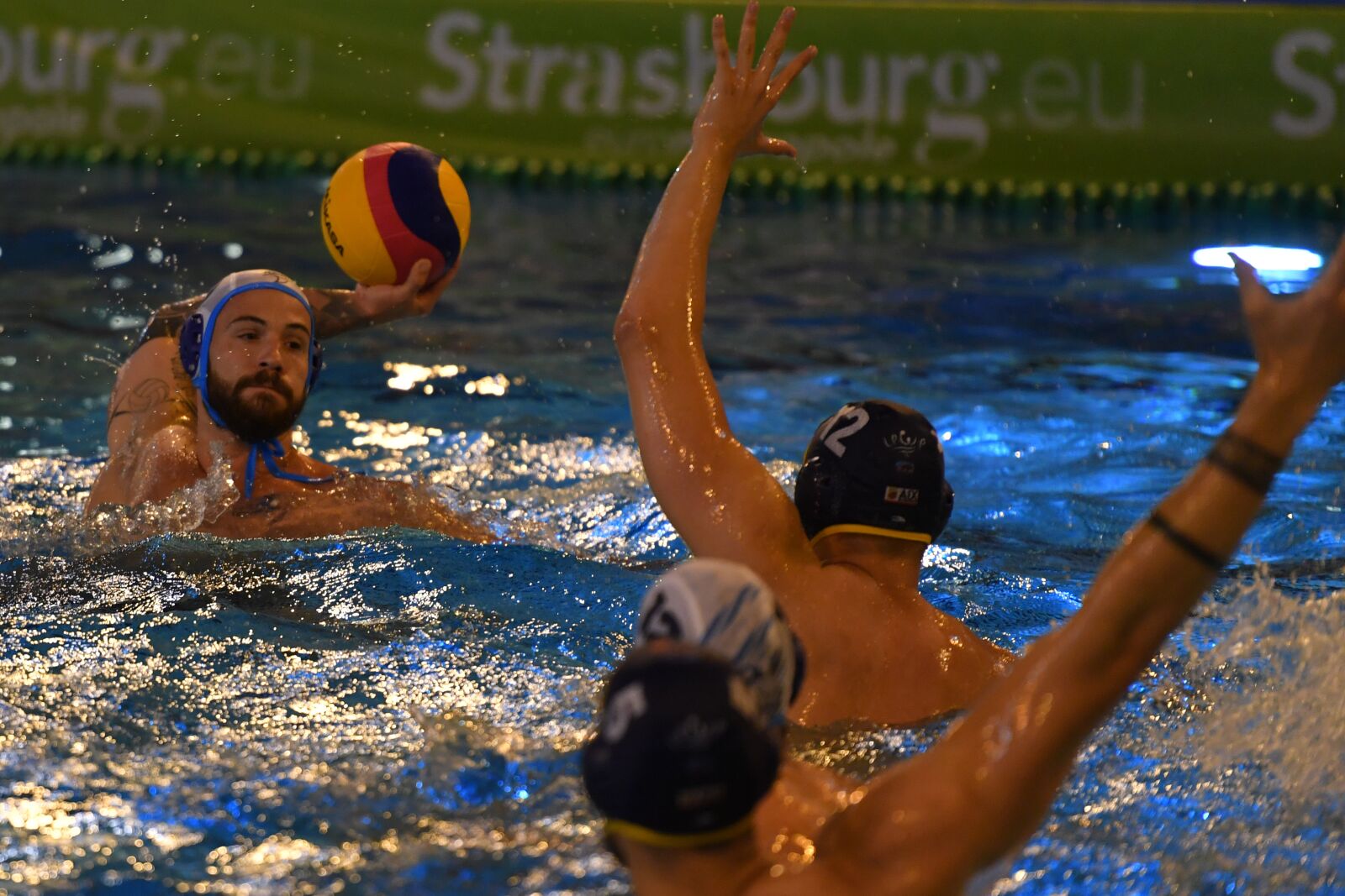 Nikon D5 sample photo. Water polo, swimming pool photography