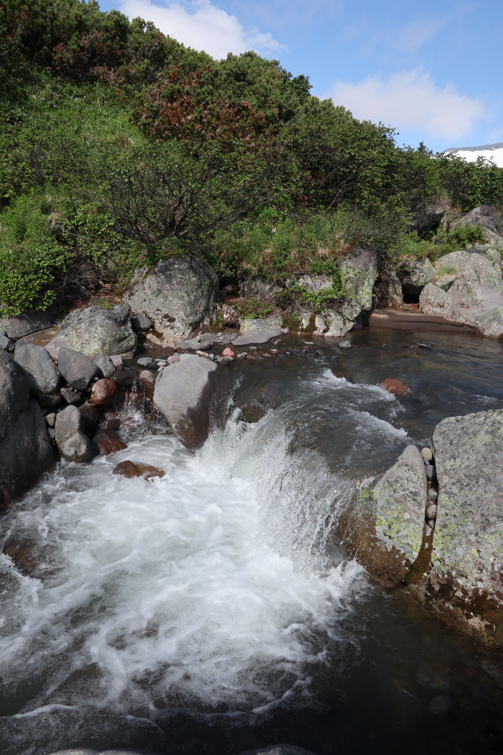 Canon PowerShot G1 X Mark III sample photo. Waterfall, mountains, canyon photography