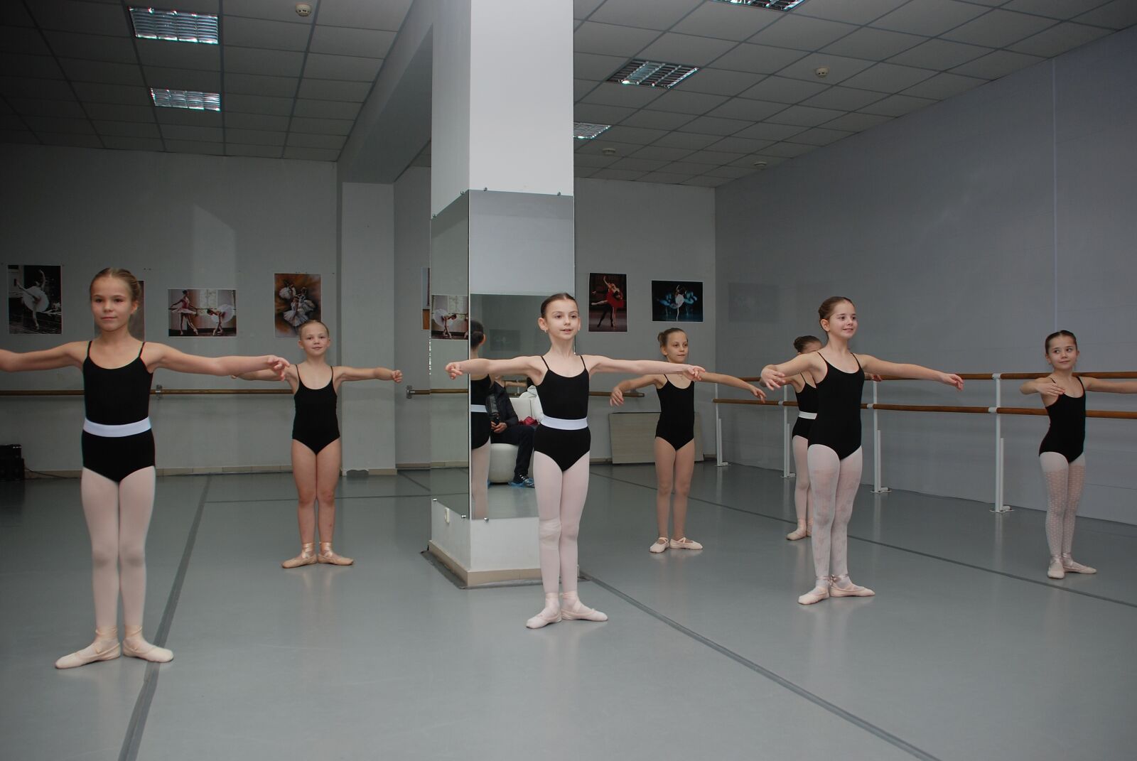 Nikon D80 sample photo. Ballet, class, ballerina photography