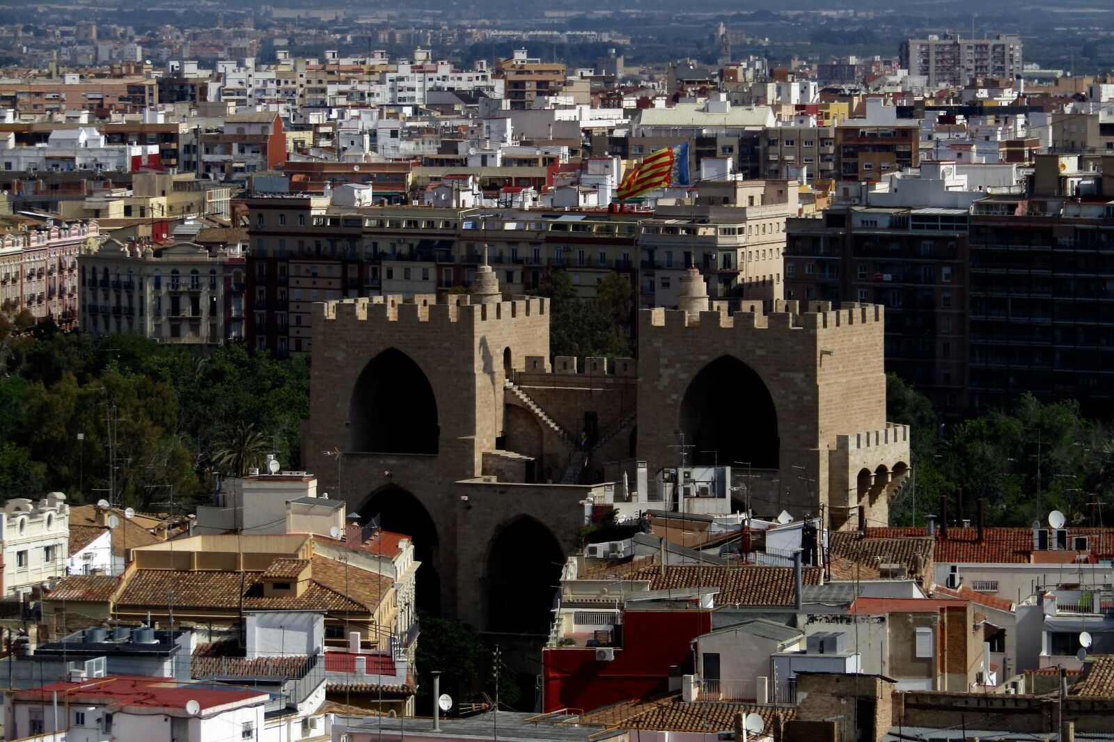 Canon PowerShot SX410 IS sample photo. Valence, spain, aerial view photography