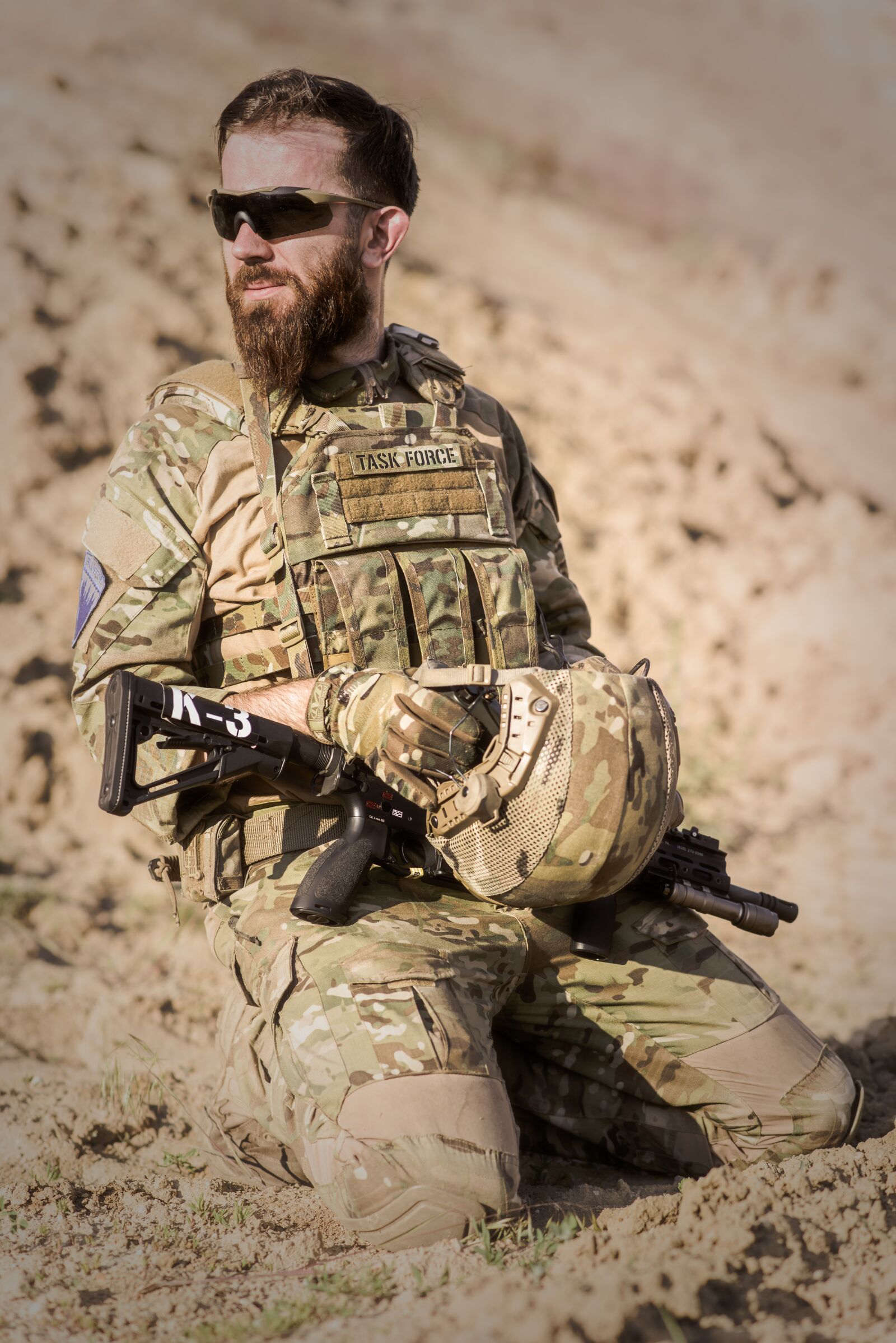 Nikon D600 sample photo. War, desert, guns photography