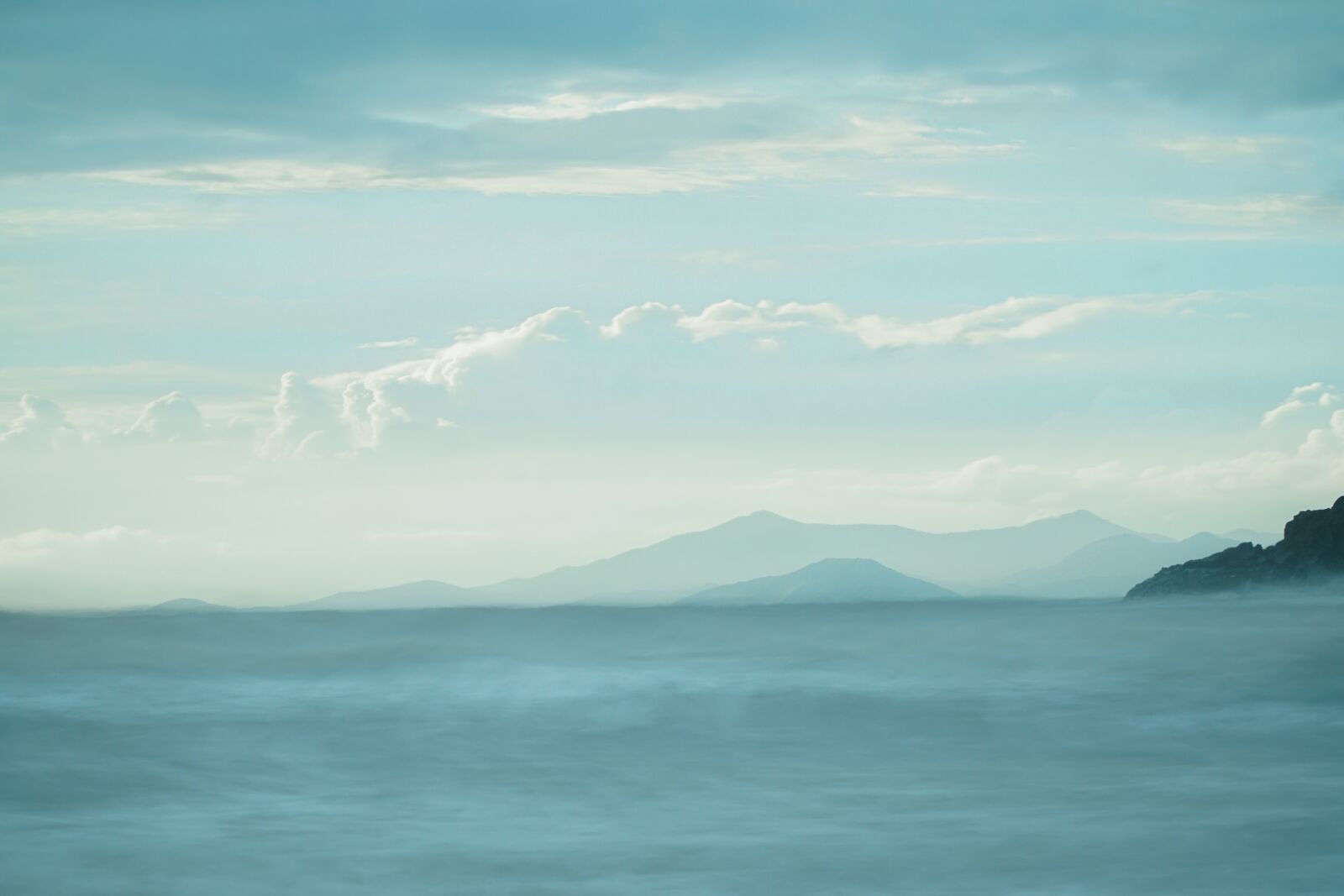 Sony a6300 sample photo. Mountains, sea, sky photography