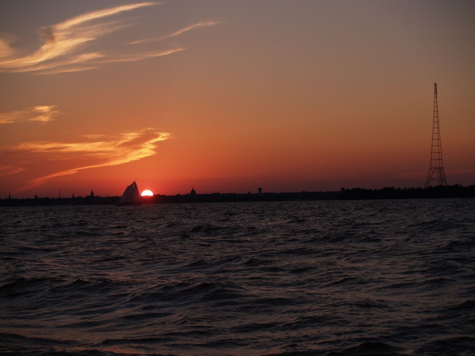 Olympus E-300 (EVOLT E-300) sample photo. Sail, sailboat, sunset photography