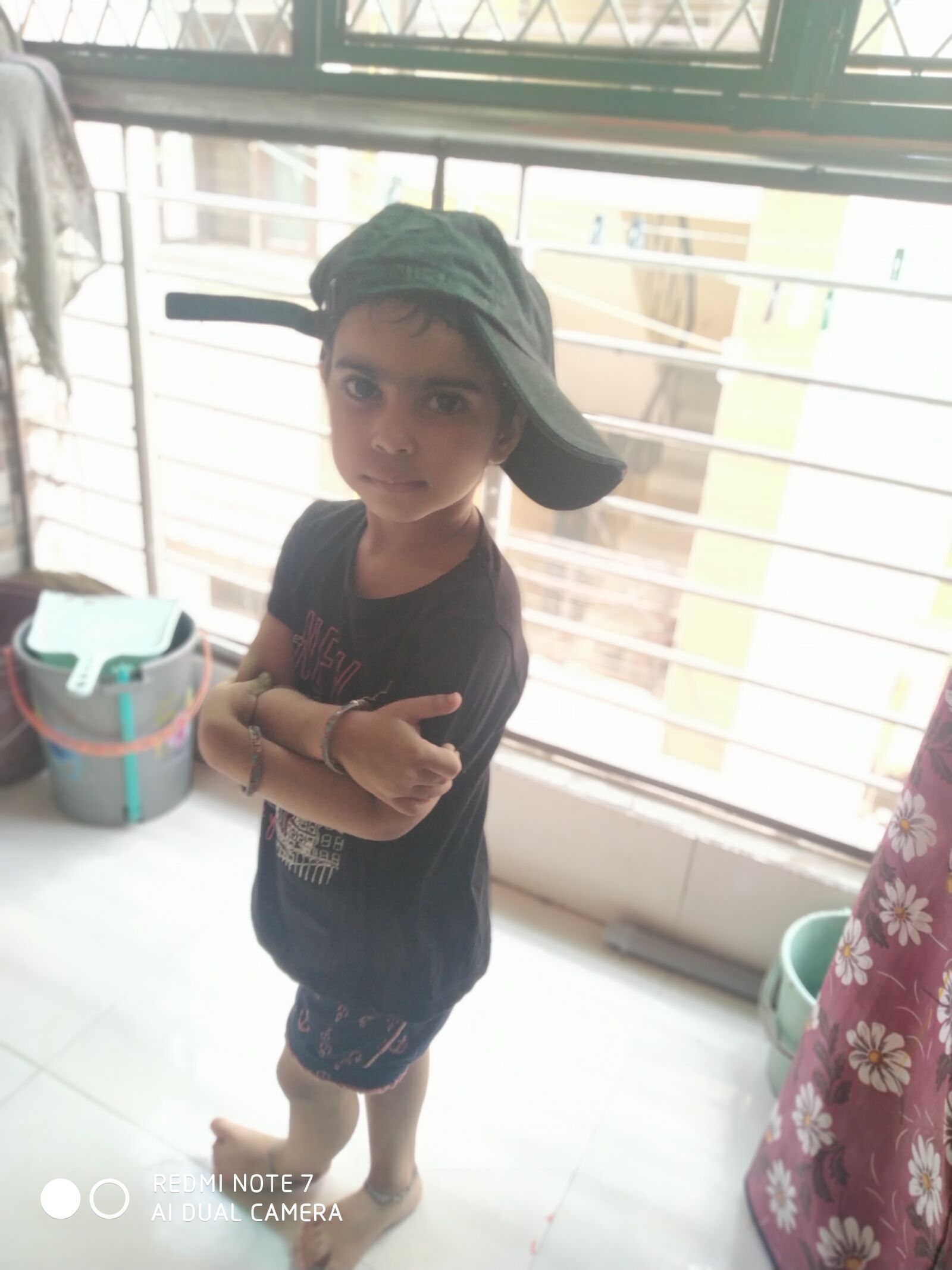 Xiaomi Redmi Note 7 sample photo. Baby girl, india, beautiful photography