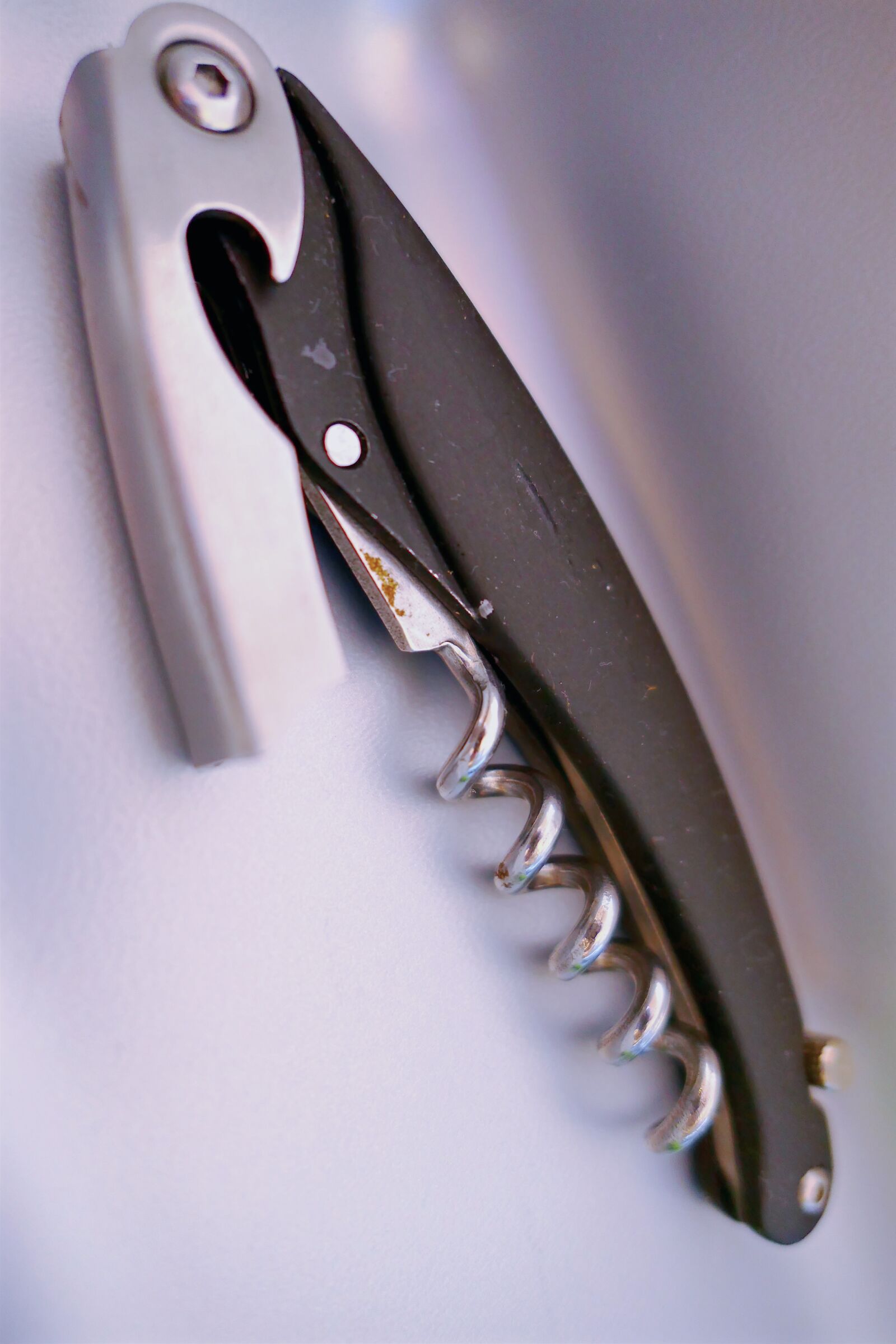 Panasonic Lumix DMC-LX10 (Lumix DMC-LX15) sample photo. Bottle opener, corkscrew, bottle photography