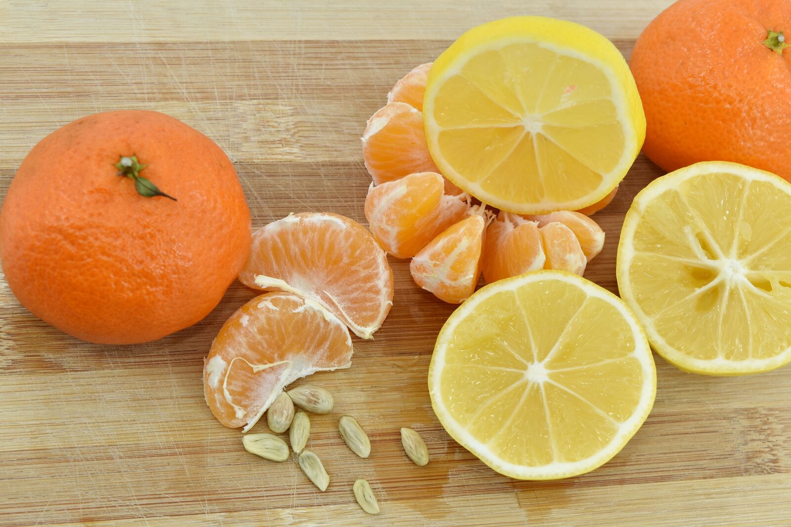 Nikon D5500 sample photo. Breakfast, lemon, mandarin, seed photography