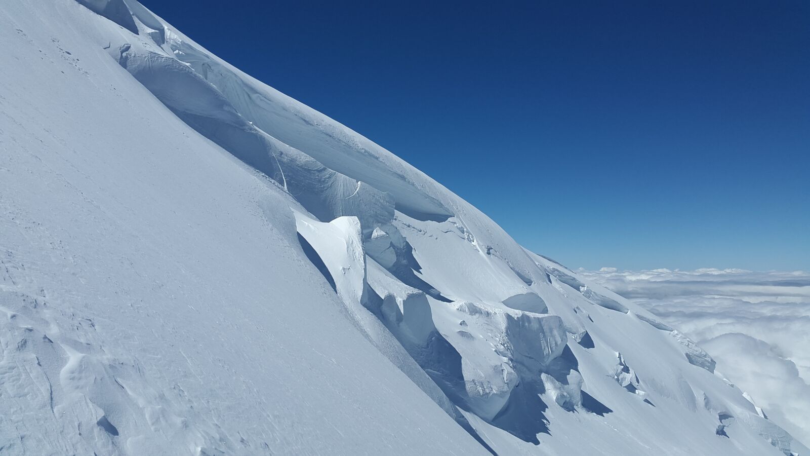 Samsung Galaxy Alpha sample photo. Glacier, crevasses, seracs photography