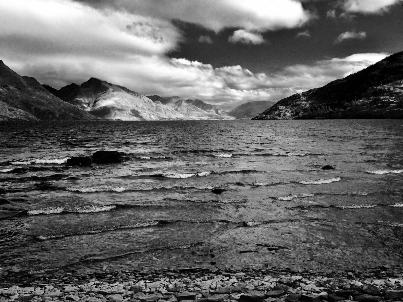 iPhone 5c back camera 4.12mm f/2.4 sample photo. New zealand, black white photography
