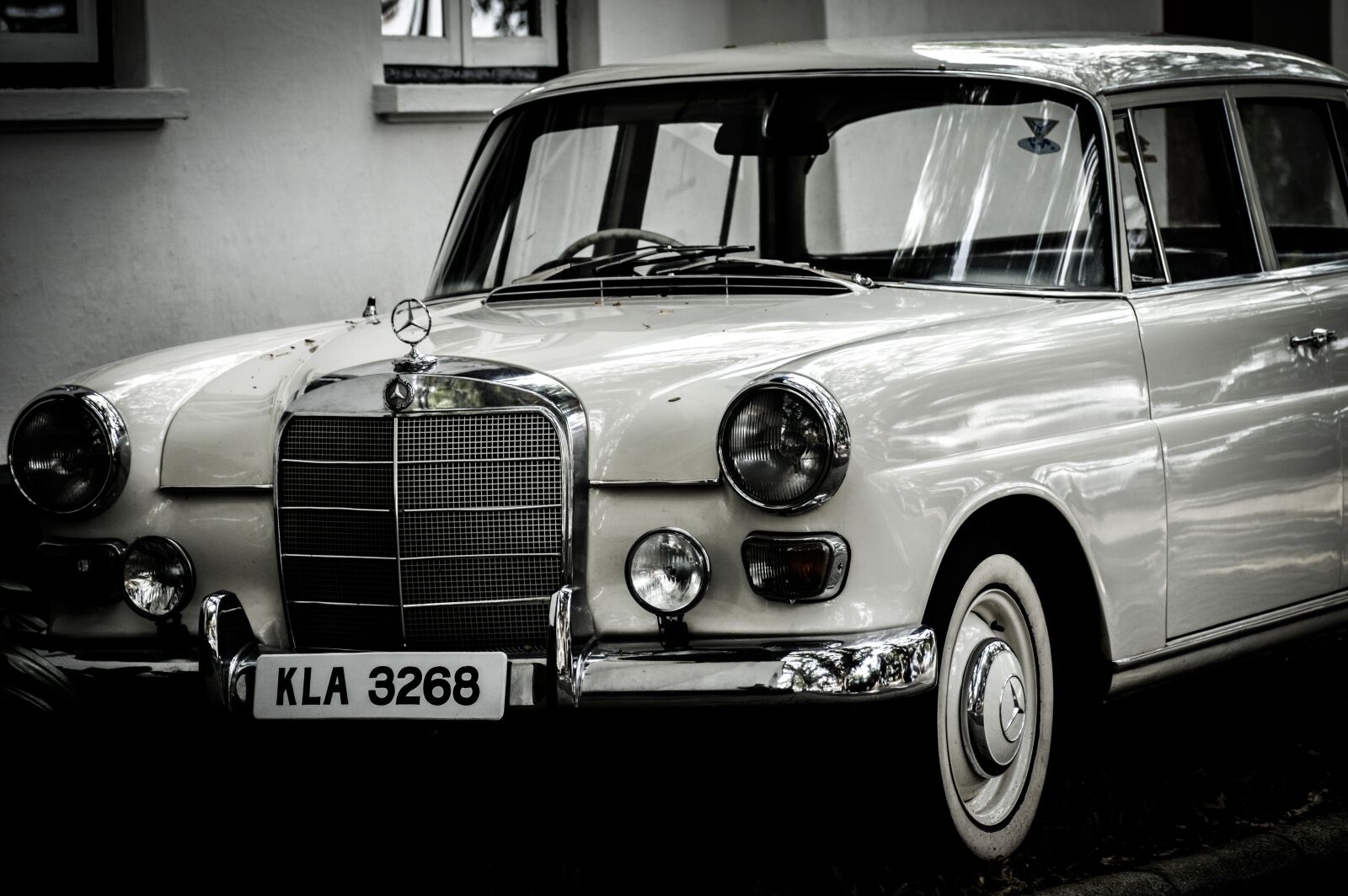 Nikon D3200 sample photo. Mercedes, vintage, car photography