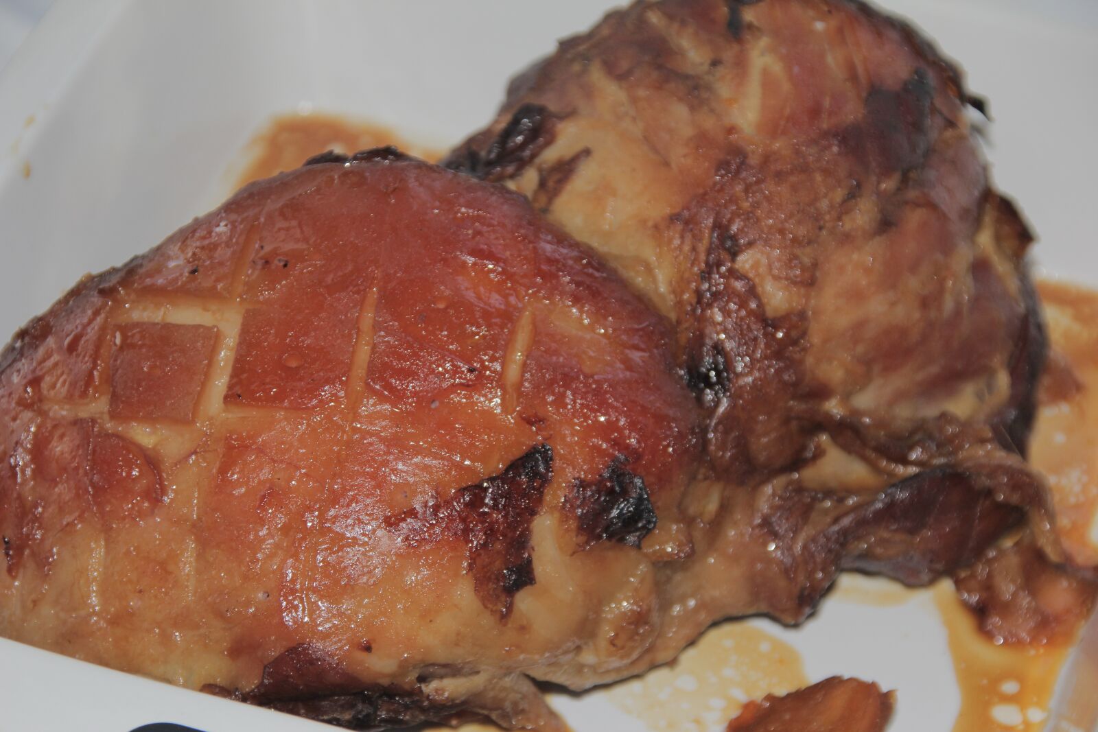 Canon EOS 60D sample photo. Gammon, meat, food photography