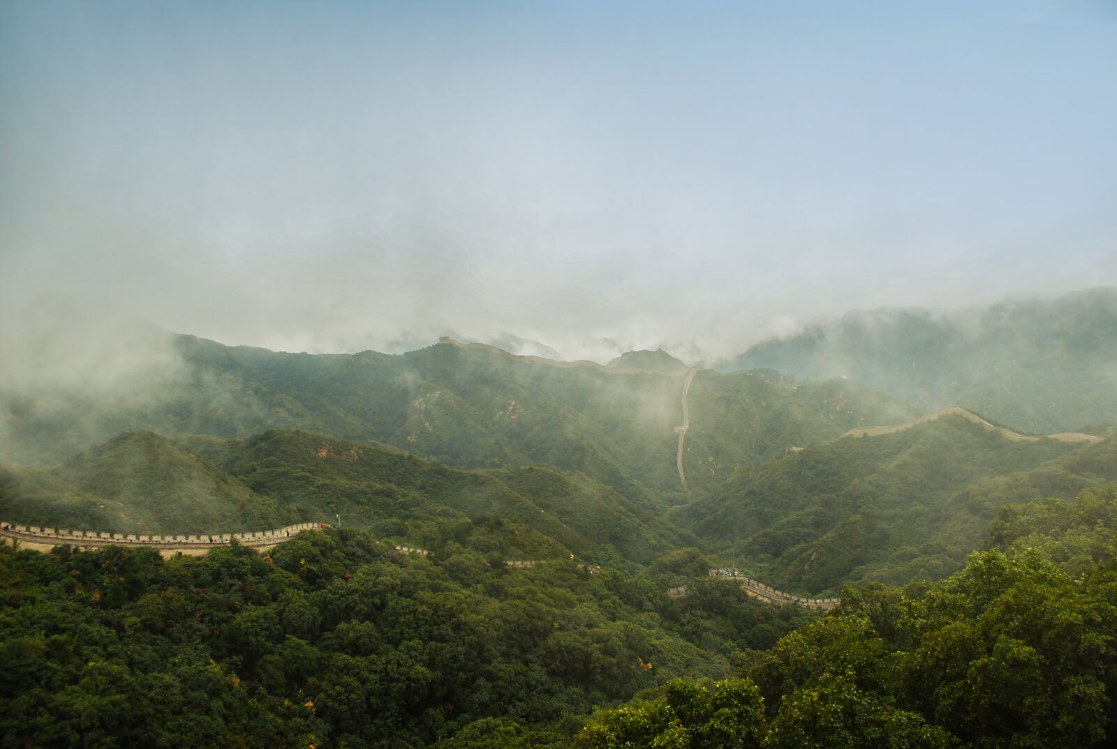 Nikon D3000 sample photo. China, the great wall photography