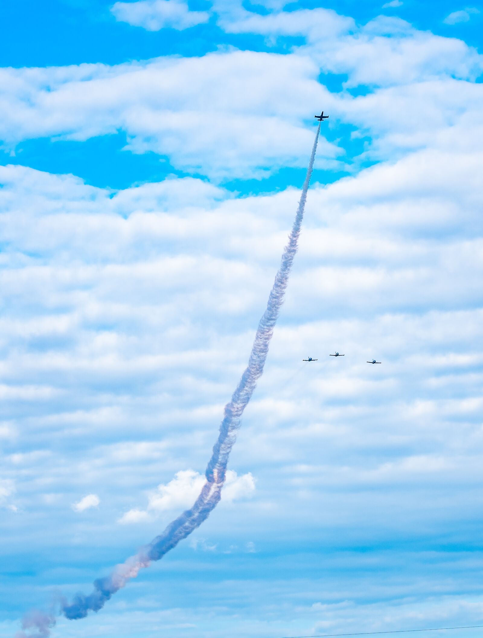 Nikon D500 sample photo. Jet, missing man, aircraft photography