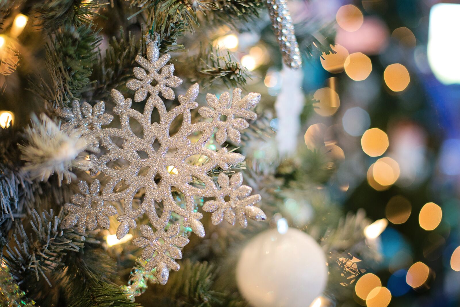 Canon EF 50mm F1.4 USM sample photo. Snowflake, ornament, christmas ornament photography