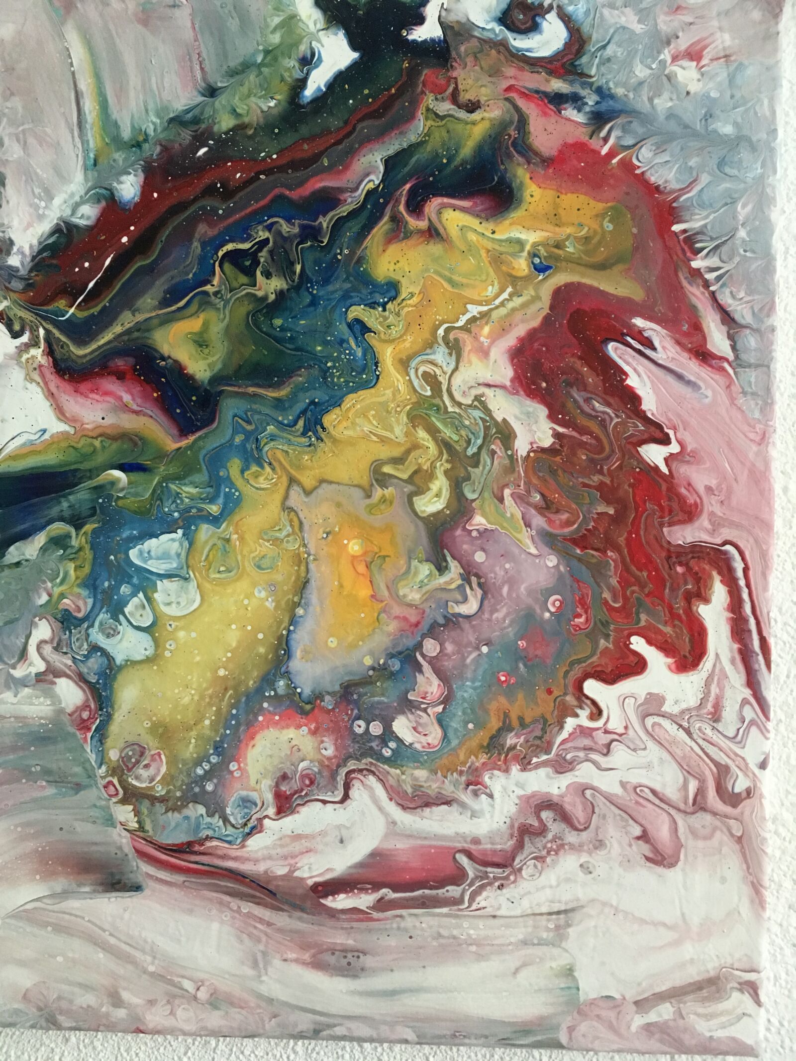 iPhone SE back camera 4.15mm f/2.2 sample photo. Painting, acrylic, abstract photography