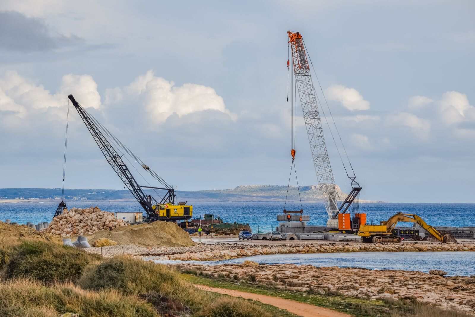 Nikon D3300 sample photo. Cranes, construction, working photography