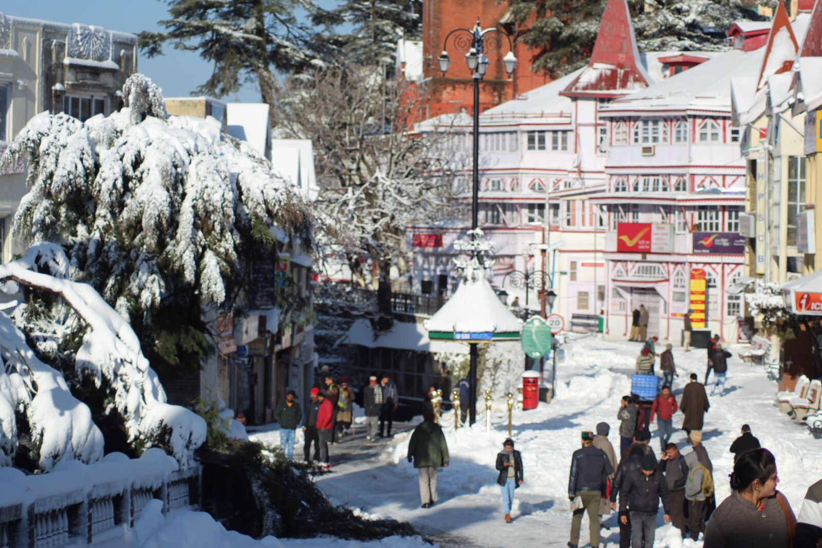 Canon EOS 1300D (EOS Rebel T6 / EOS Kiss X80) sample photo. Shimla, snowfall, travel photography
