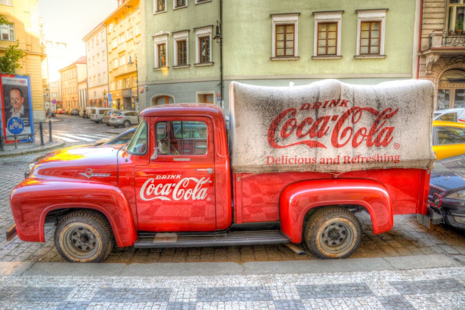 Nikon D610 sample photo. Coca cola, truck, old photography