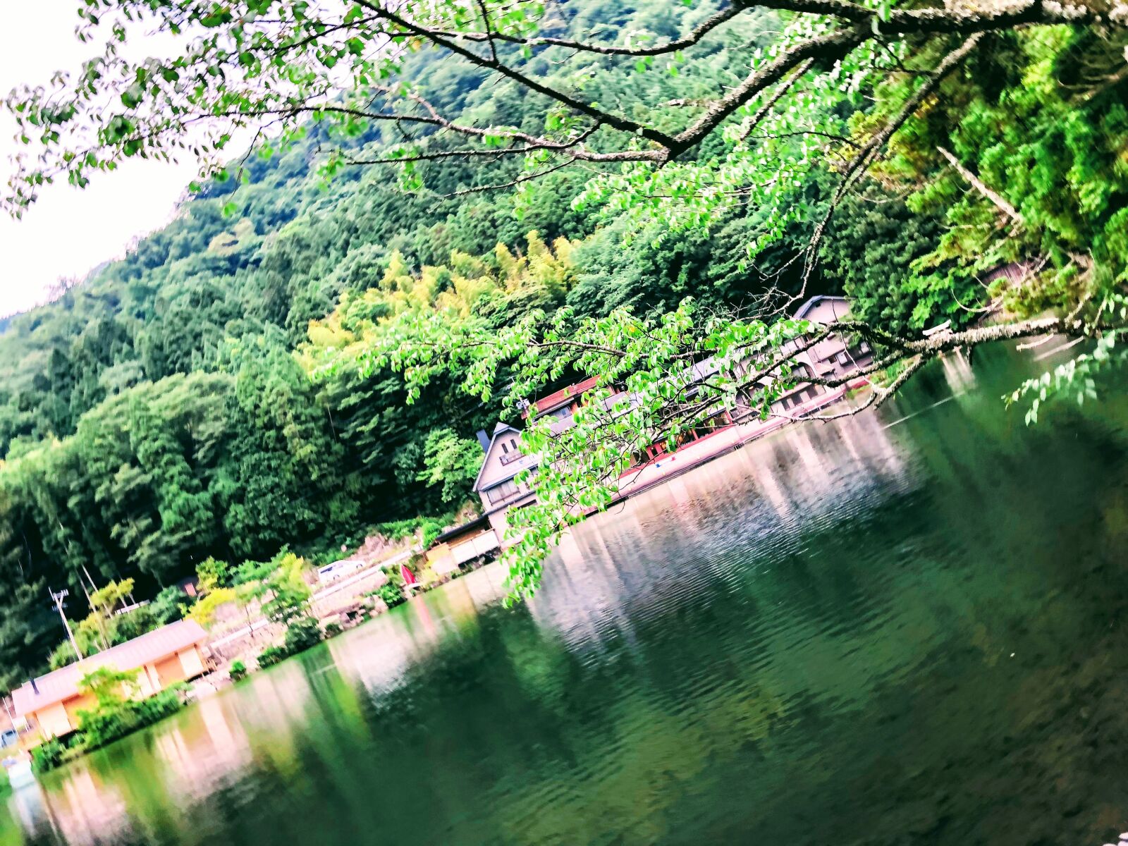 Apple iPhone X sample photo. Japan, kinrin lake, water photography