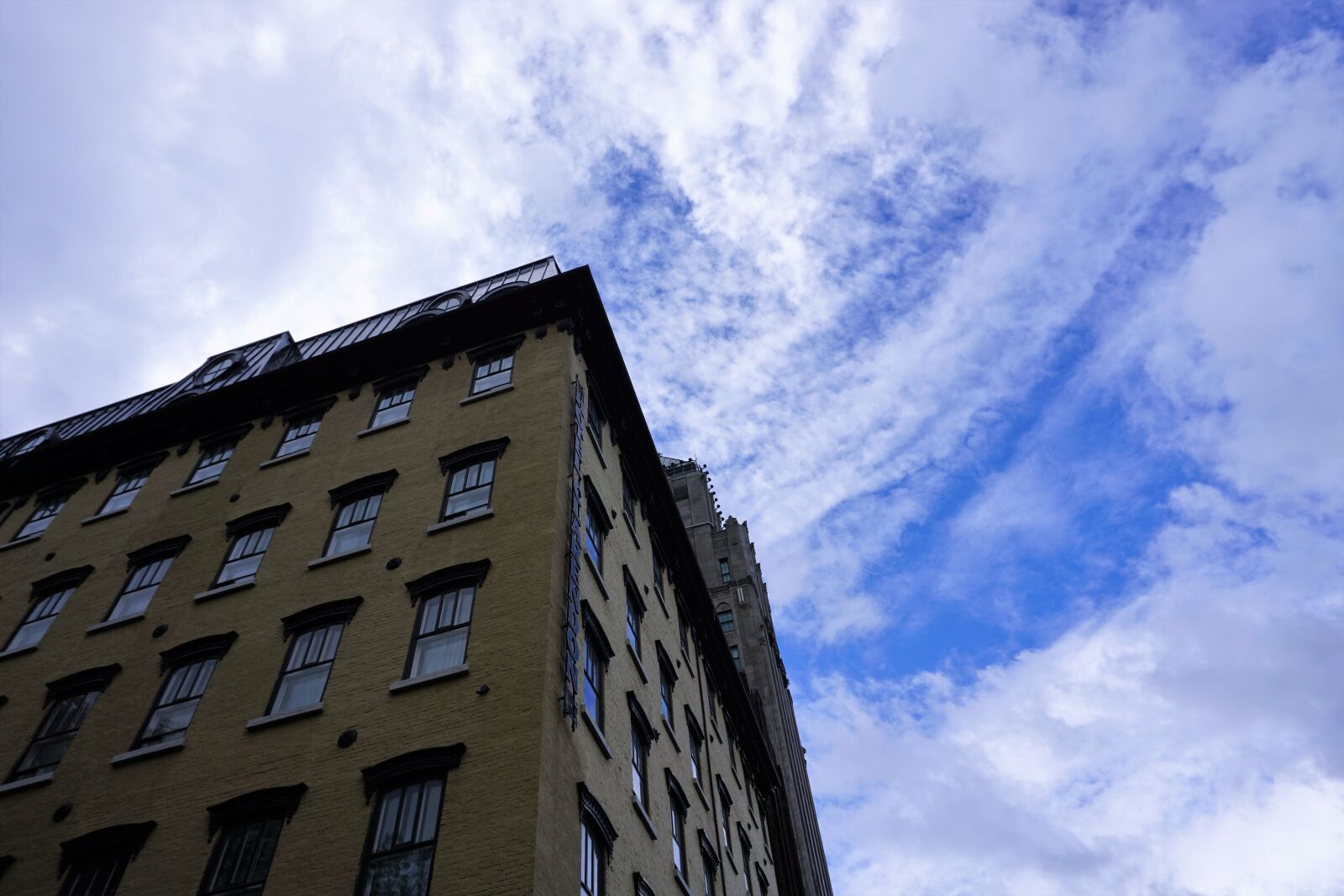 Sony a6000 sample photo. Apartment, building, blue, sky photography