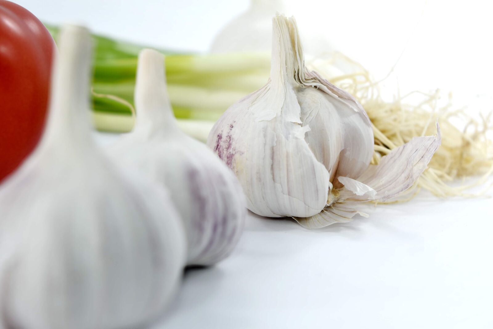 Nikon D5500 sample photo. Aromatic, fresh, garlic, leek photography