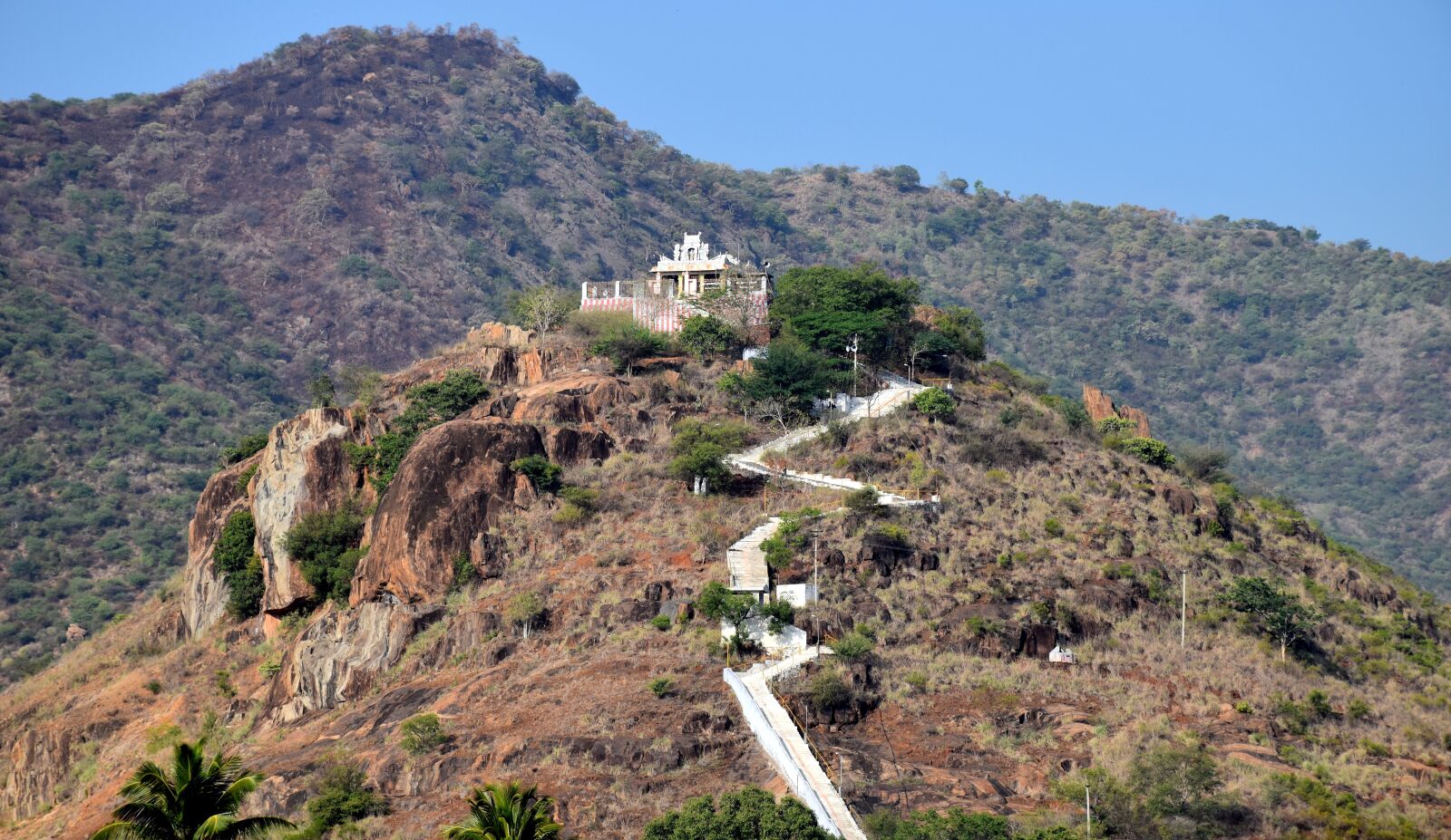 Nikon D5500 sample photo. Hill, temple, ancient photography