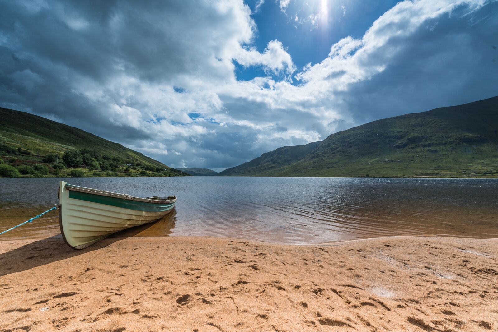 Nikon D800 sample photo. Ireland, connemara, lake photography