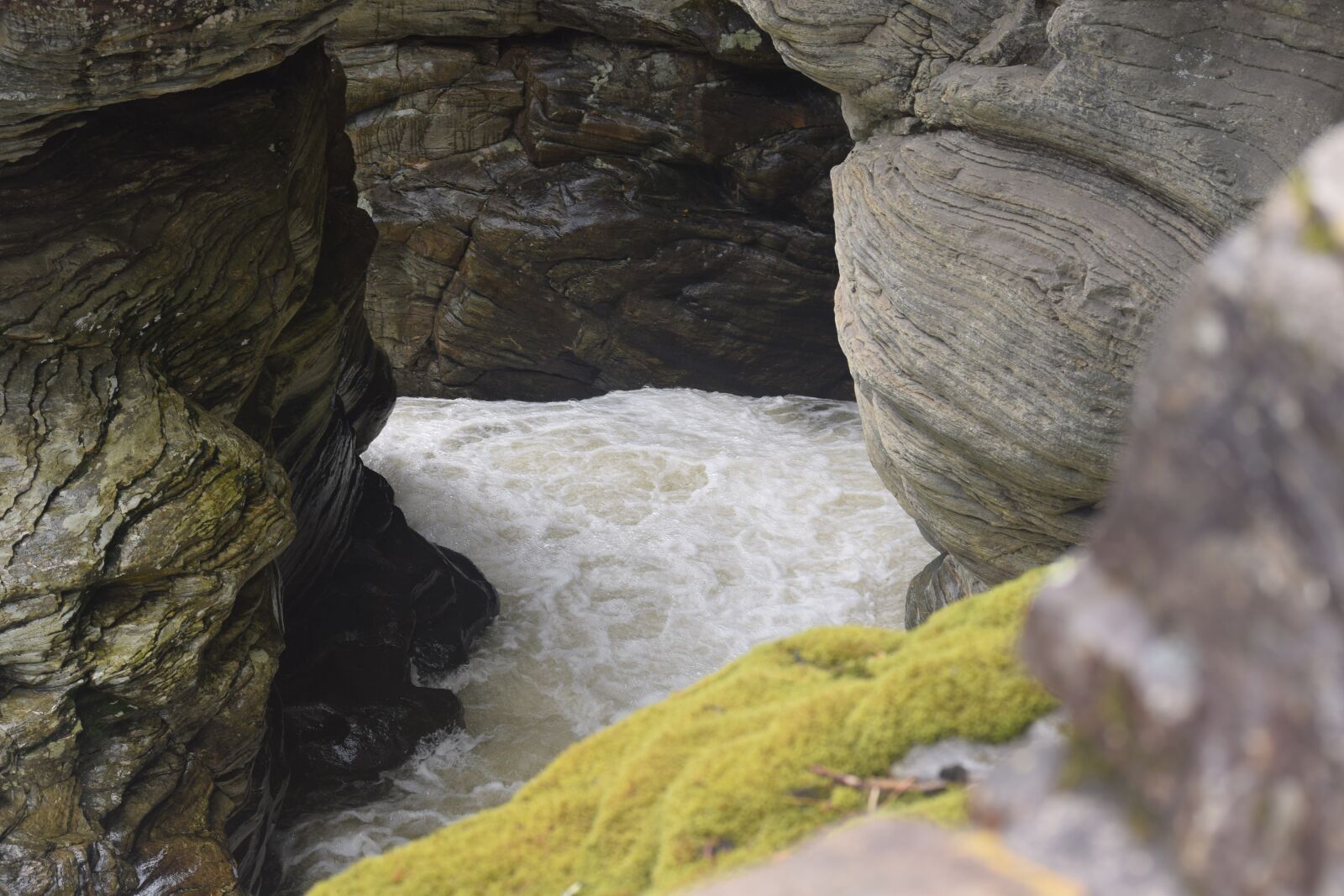 Nikon D3300 sample photo. Waterfall, flume, stone photography