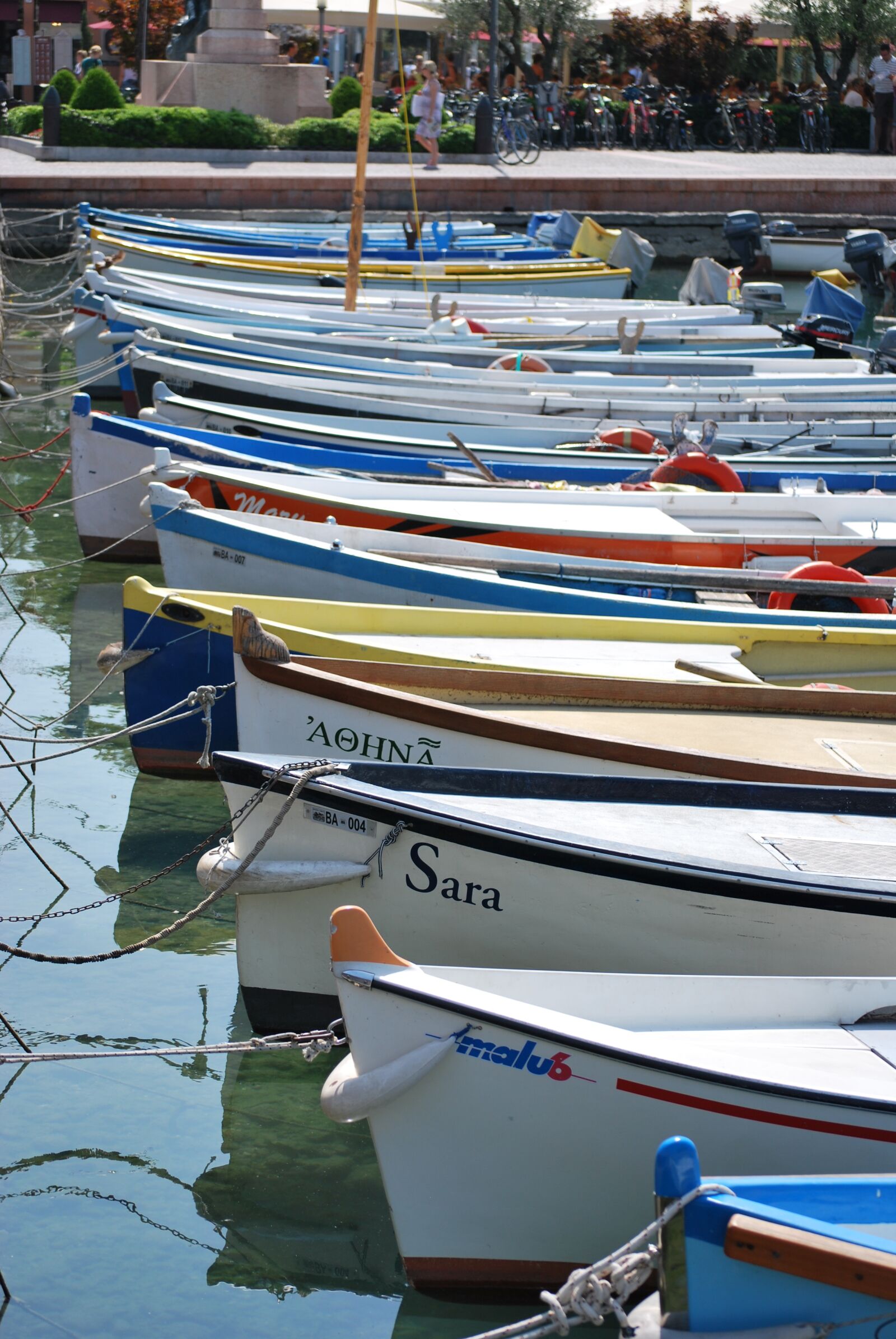 Nikon D60 sample photo. Boats, bardolino, marina photography