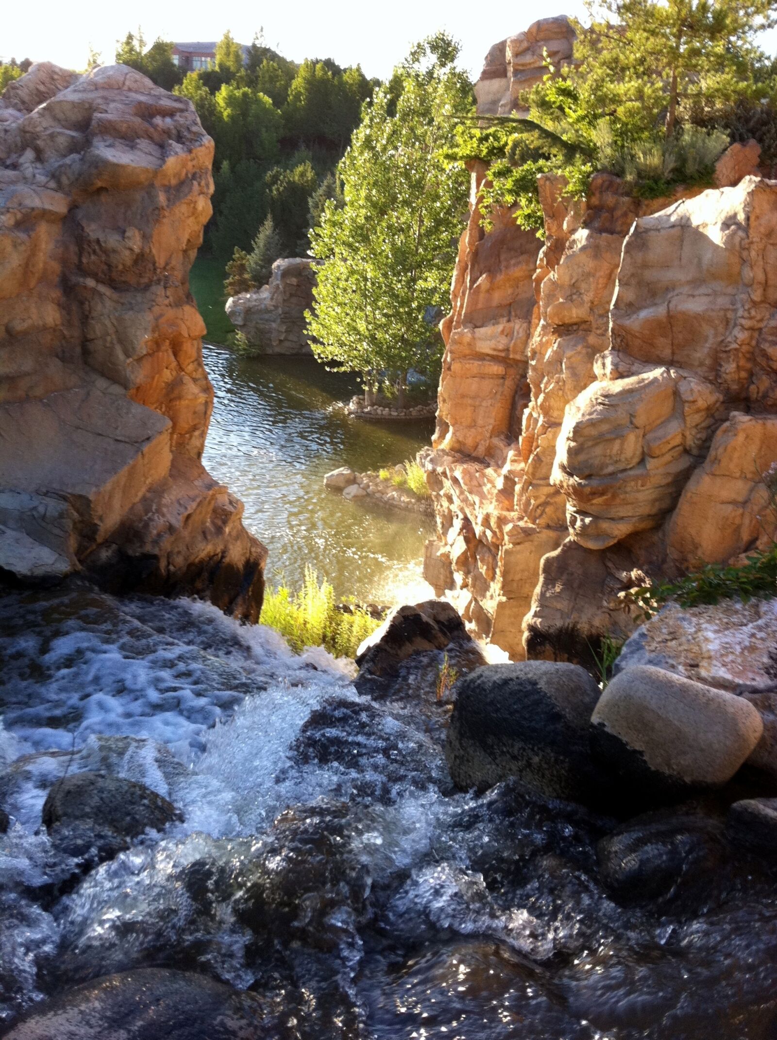 Apple iPhone sample photo. Waterfall, natural, seasons photography