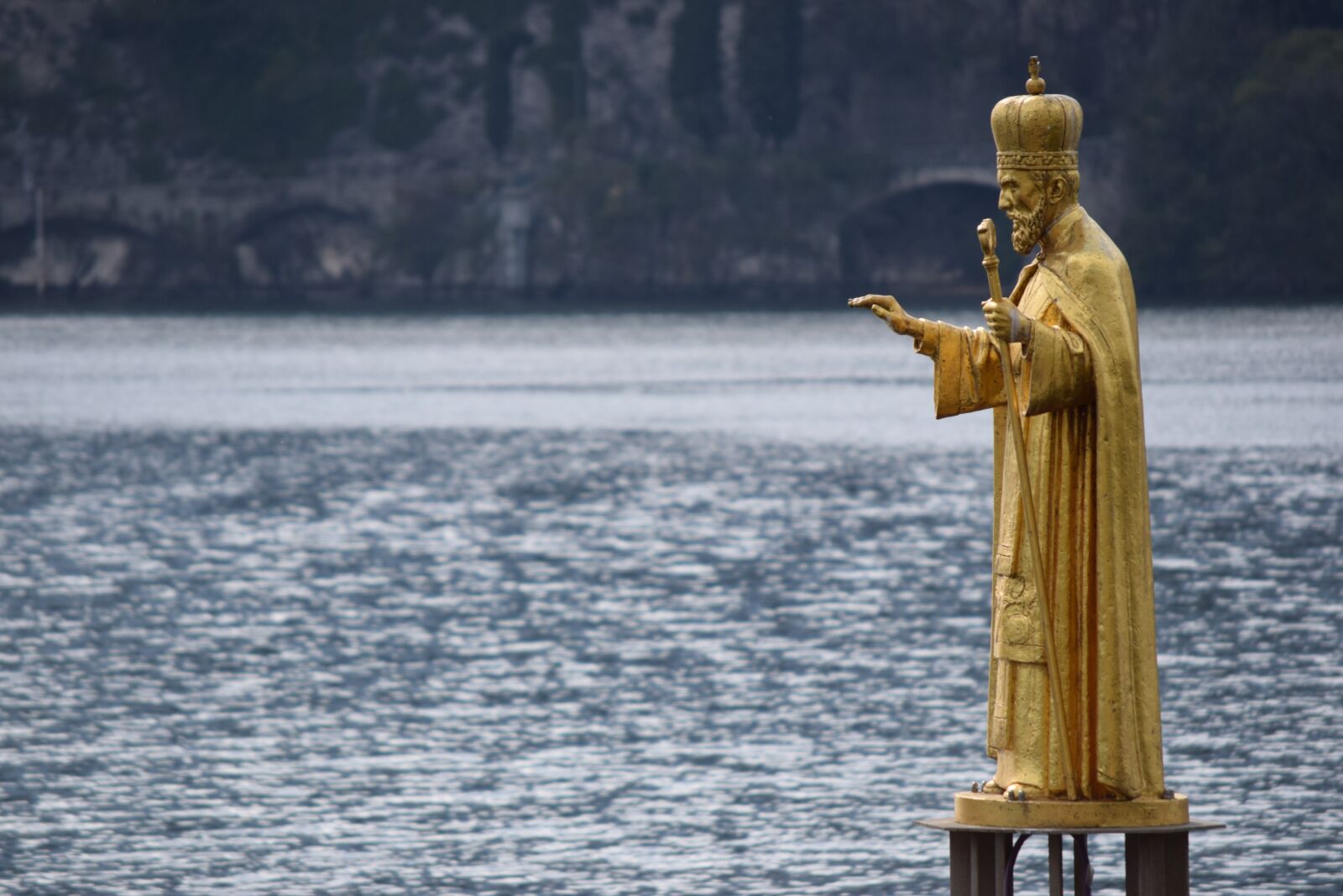 Nikon D3300 sample photo. Statue, san nicolò, lecco photography