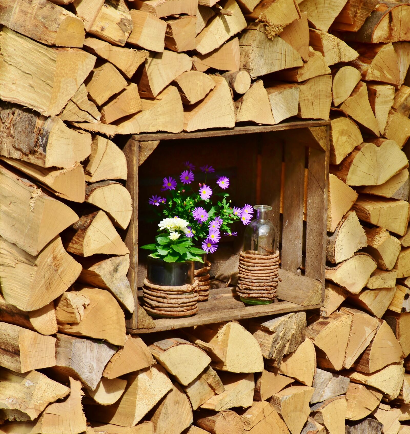 Nikon D7200 sample photo. Wood, holzstapel, wall photography