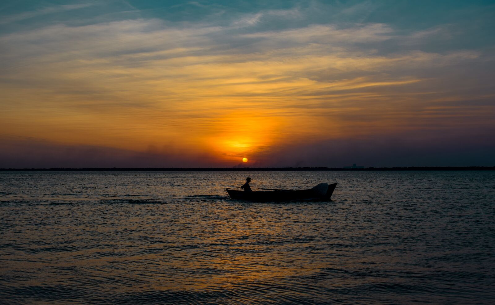 Nikon D5300 sample photo. Sunset, boat, sea photography