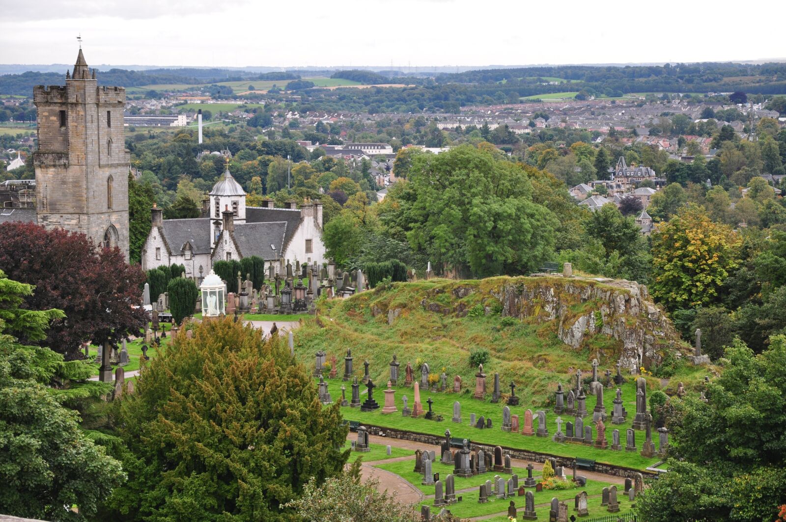 Nikon D90 sample photo. Scotland, stirling, cemetery photography