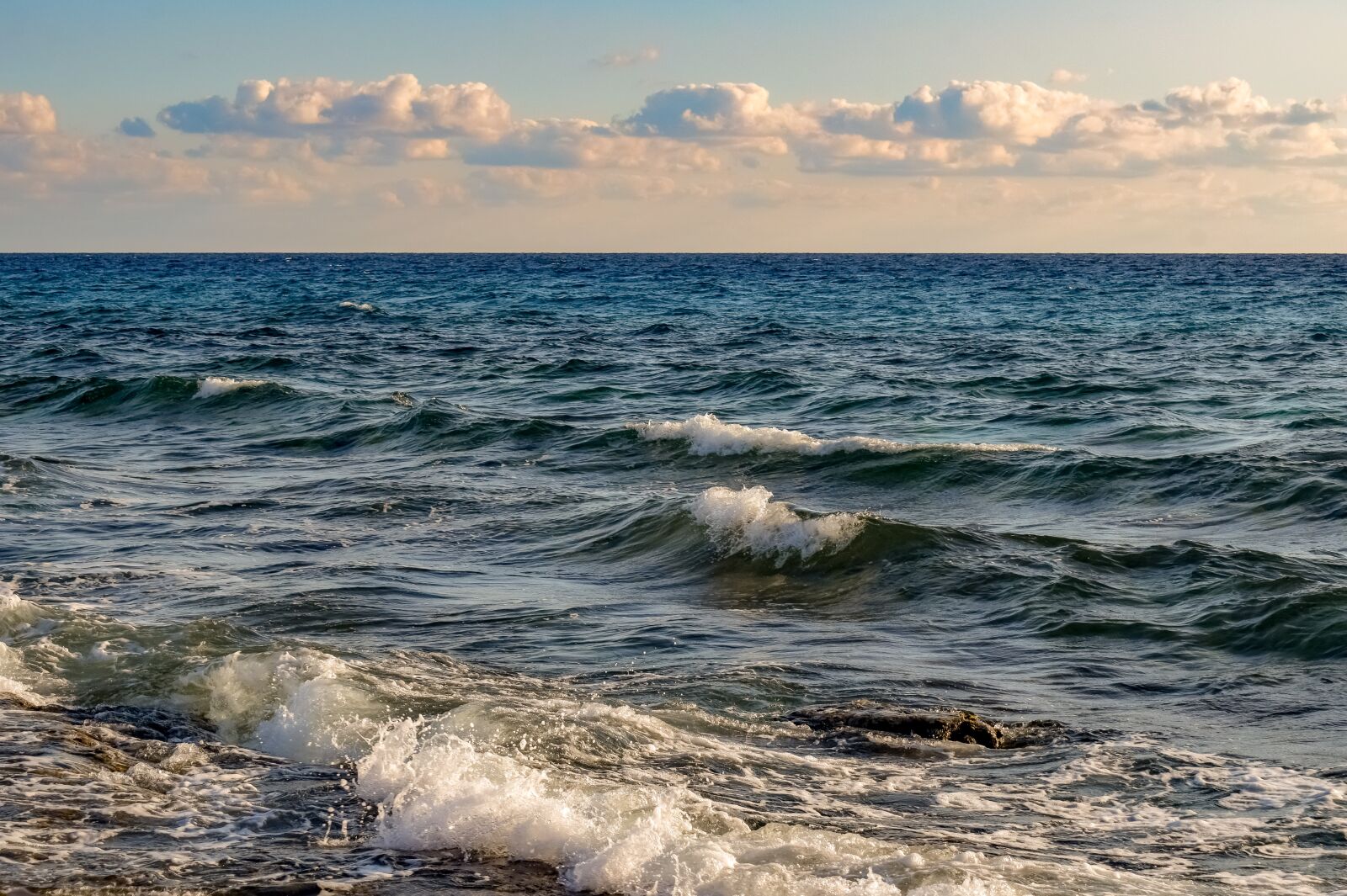 Nikon D3300 sample photo. Sea, waves, sky photography