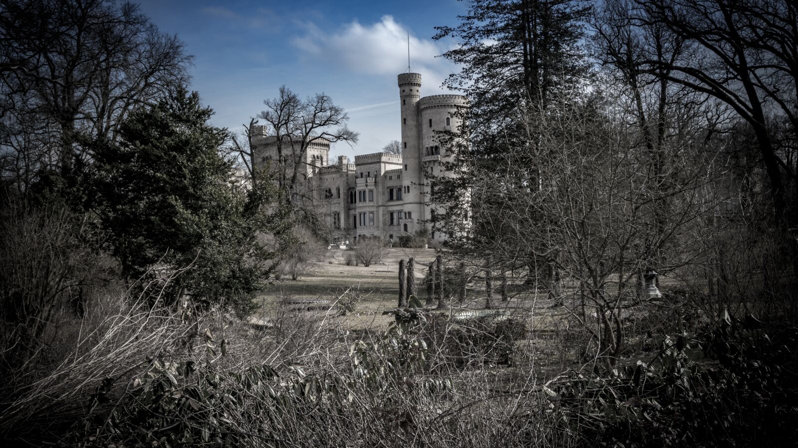Sony Alpha a5000 (ILCE 5000) sample photo. Babelsberg castle, landscape, old photography