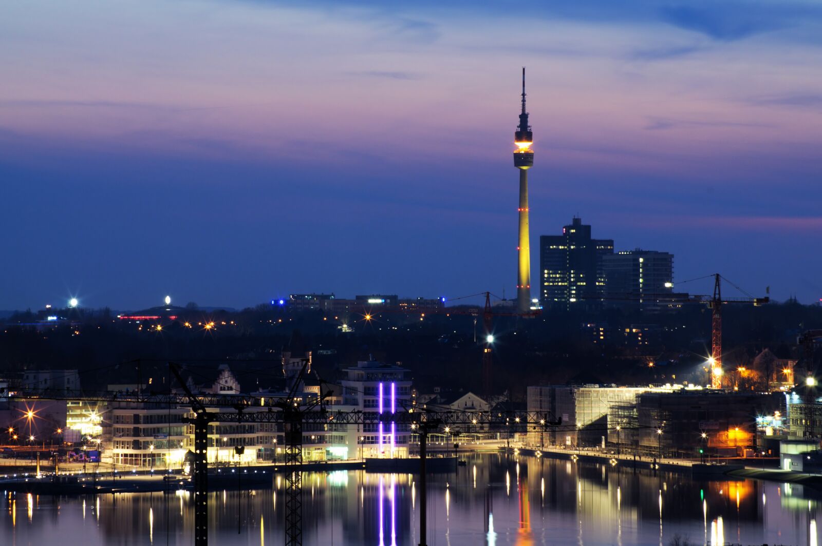 Nikon D90 sample photo. Night, city, lights photography