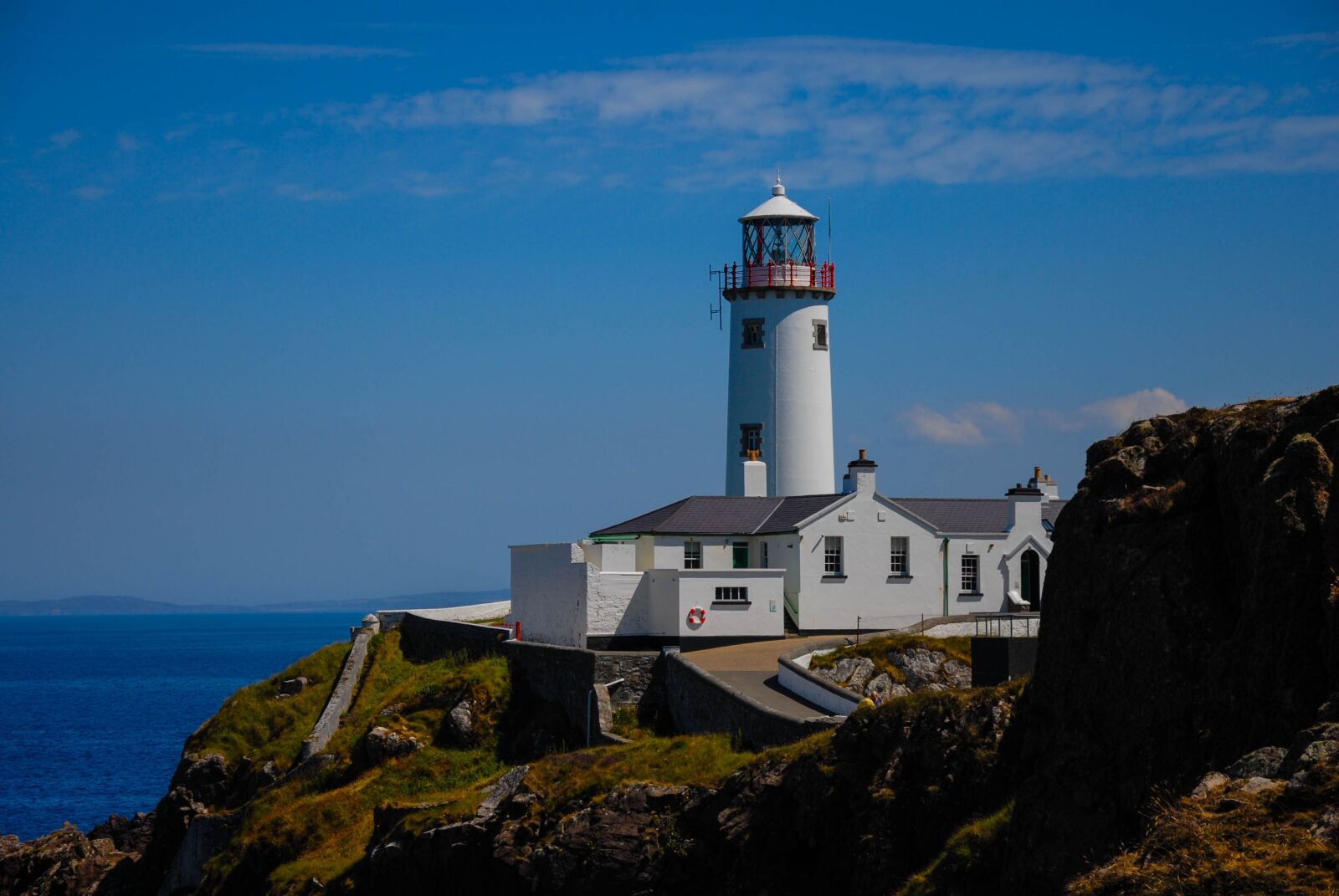 Nikon D200 sample photo. Lighthouse, sky, clouds photography