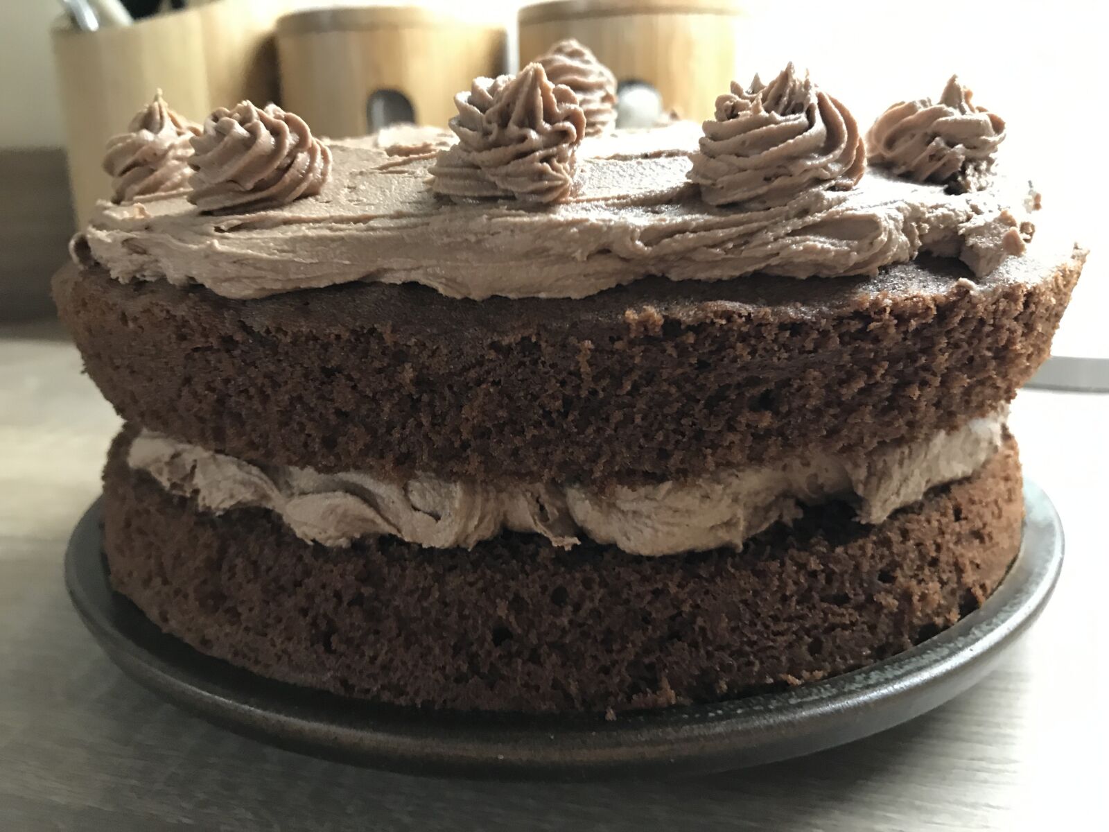 iPhone 7 Plus back dual camera 3.99mm f/1.8 sample photo. Chocolate, cake, baking photography